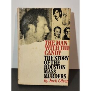 The Man With the Candy Jack Olsen 1974 First Edition True Crime Simon & Schuster